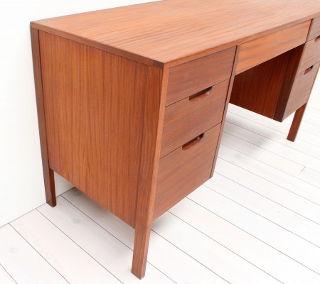 Afromosia Desk / Dressing Table by Richard Hornby