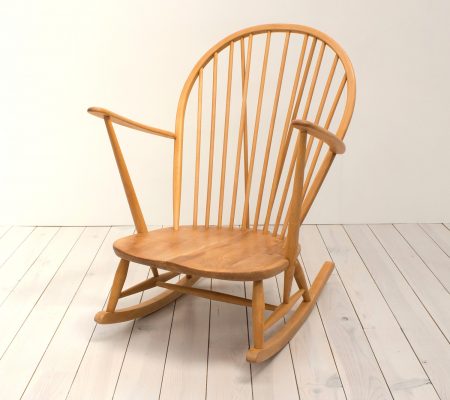 Ercol Windsor Grandfather Blonde Rocking Chair