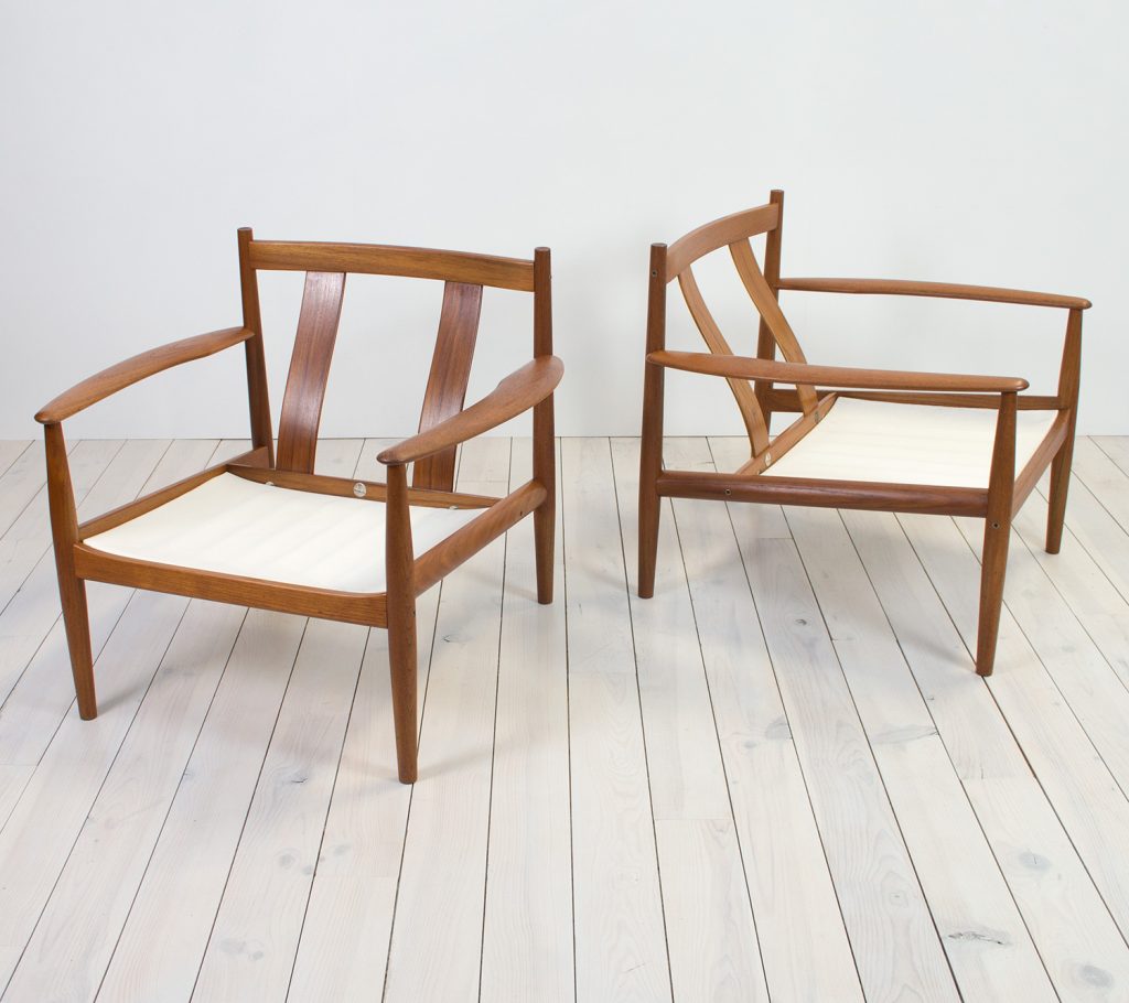 Model 118 Teak Armchairs by Grete Jalk for France & Son