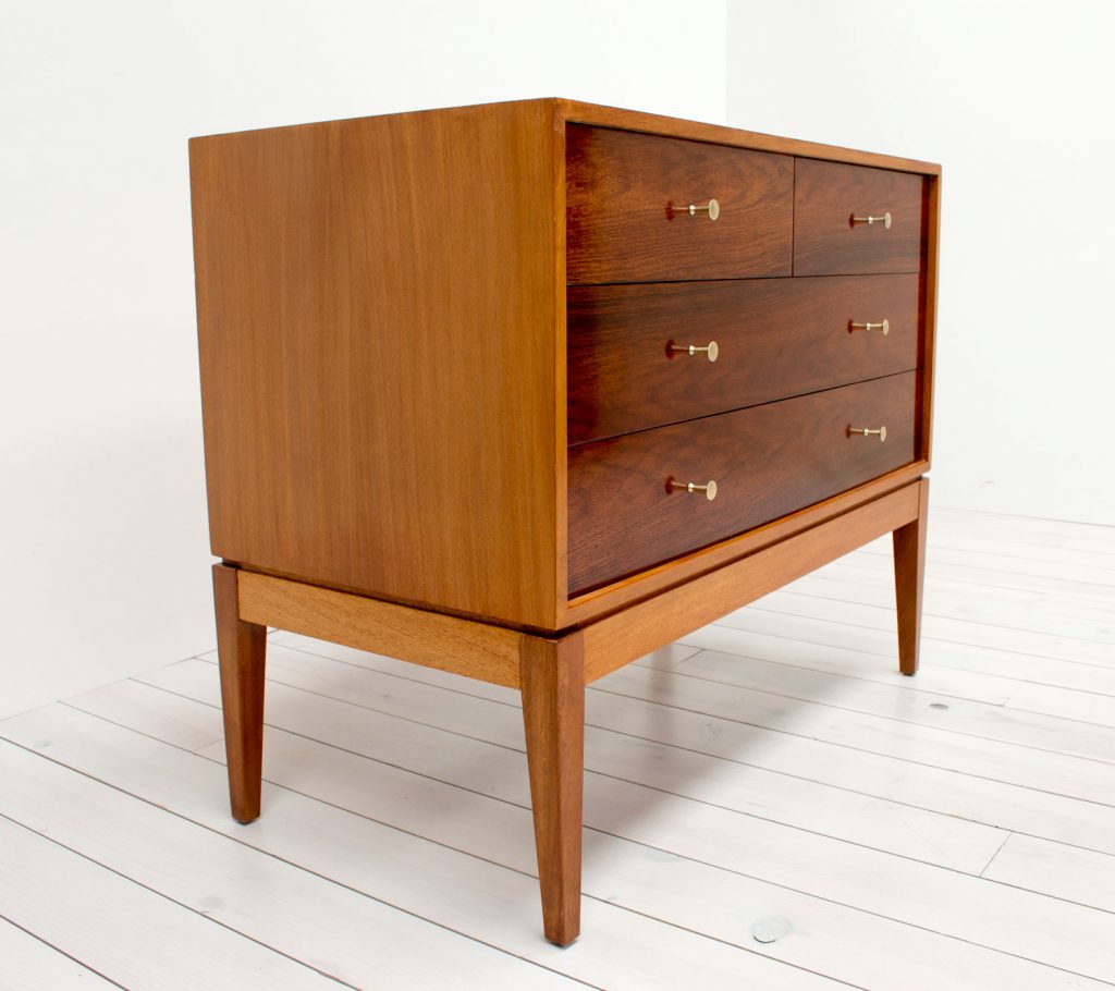 Uniflex Teak and Rosewood Chest of Drawers