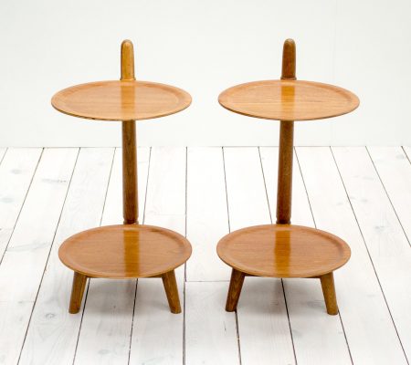 Pair of Danish Teak Side Tables by Greaves and Thomas