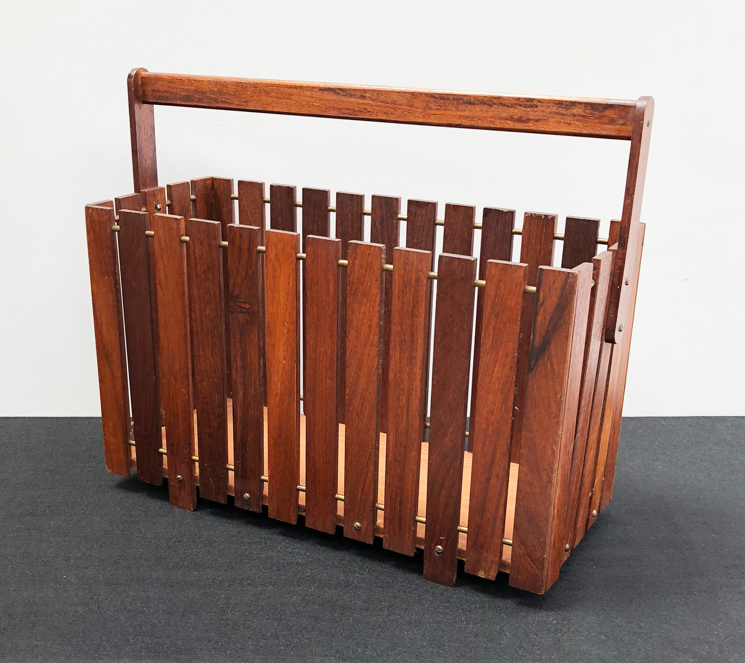 1960s Rosewood Magazine Rack by Gladlyn Ware