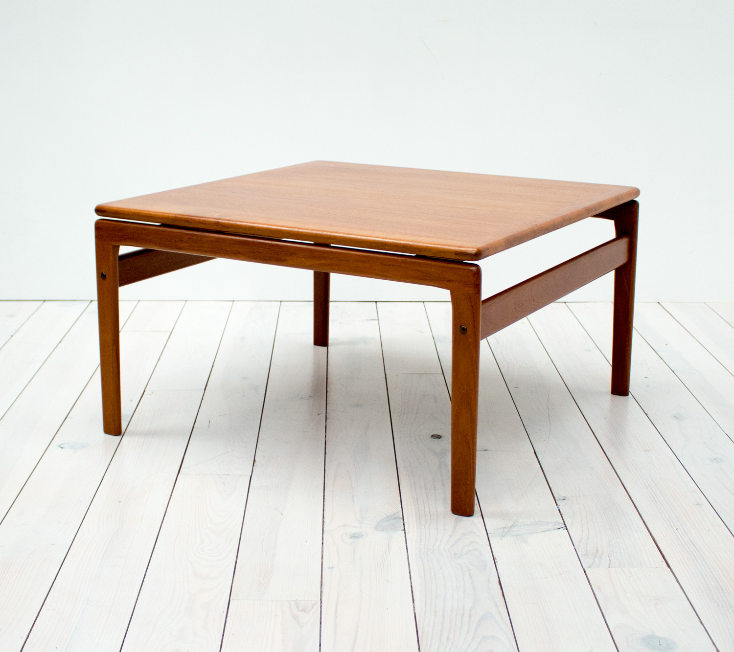 Danish Teak Square Coffee Table by Trioh