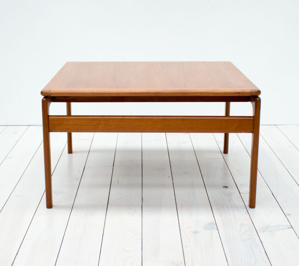 Danish Teak Square Coffee Table by Trioh