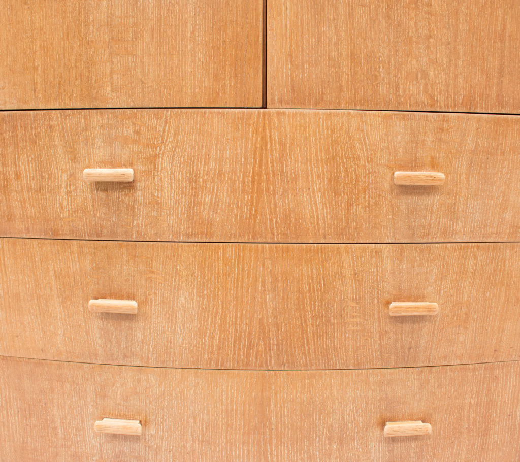 Art Deco Oak Tallboy/Cabinet