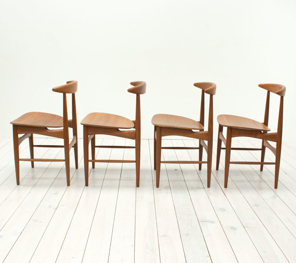 Danish Teak Dining Chairs by Mogens Kold