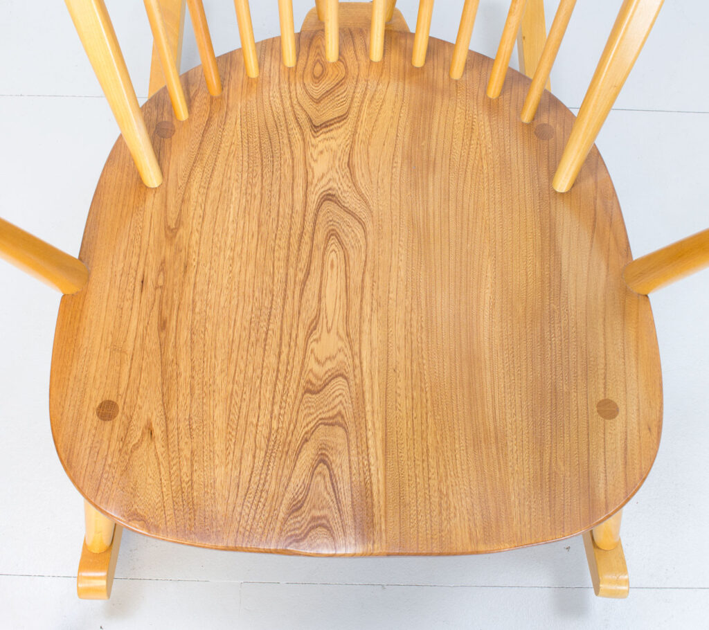 Ercol Windsor Grandfather Beech & Elm Rocking Chair