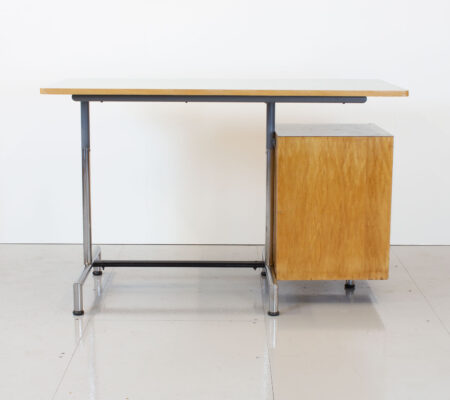 1960s Italian Style Formica and Maple Desk