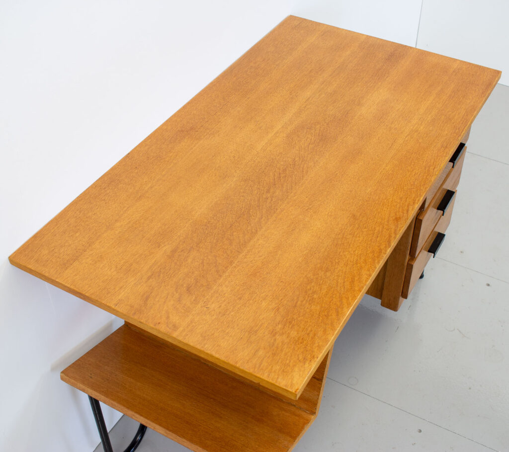 1950s French Oak Desk by Spirol