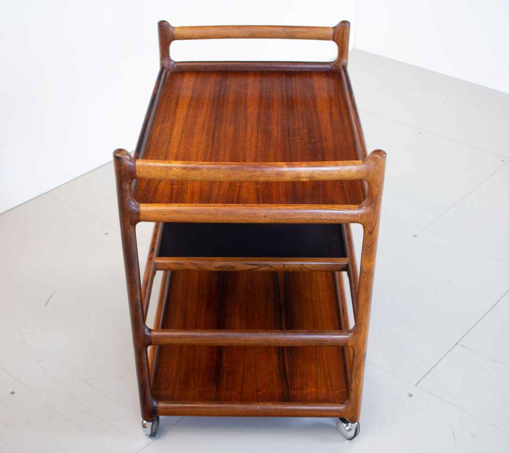 Danish Rosewood Trolley by Henning Korch for CFC Silkeborg