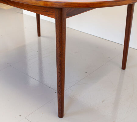 Swedish Rosewood Extending Dining Table by Nils Jonsson for Hugo Troeds