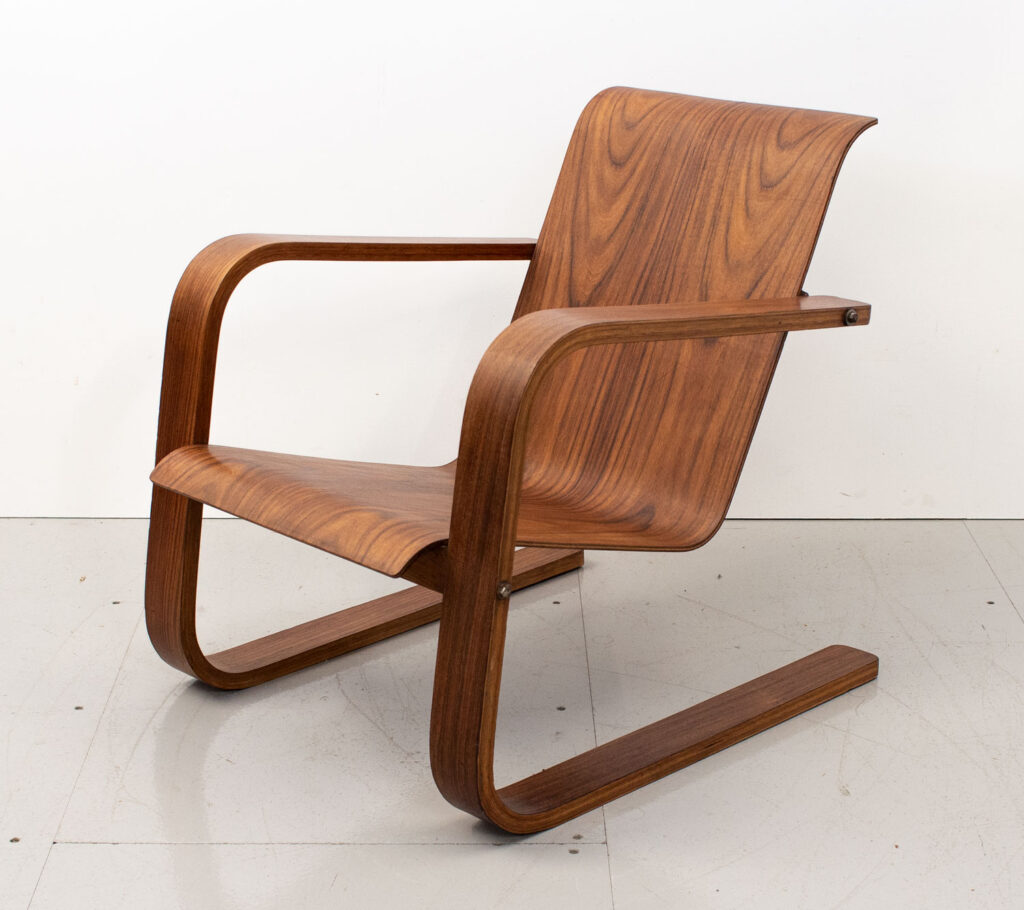 1930s Modernist Cantilever Plywood Armchair