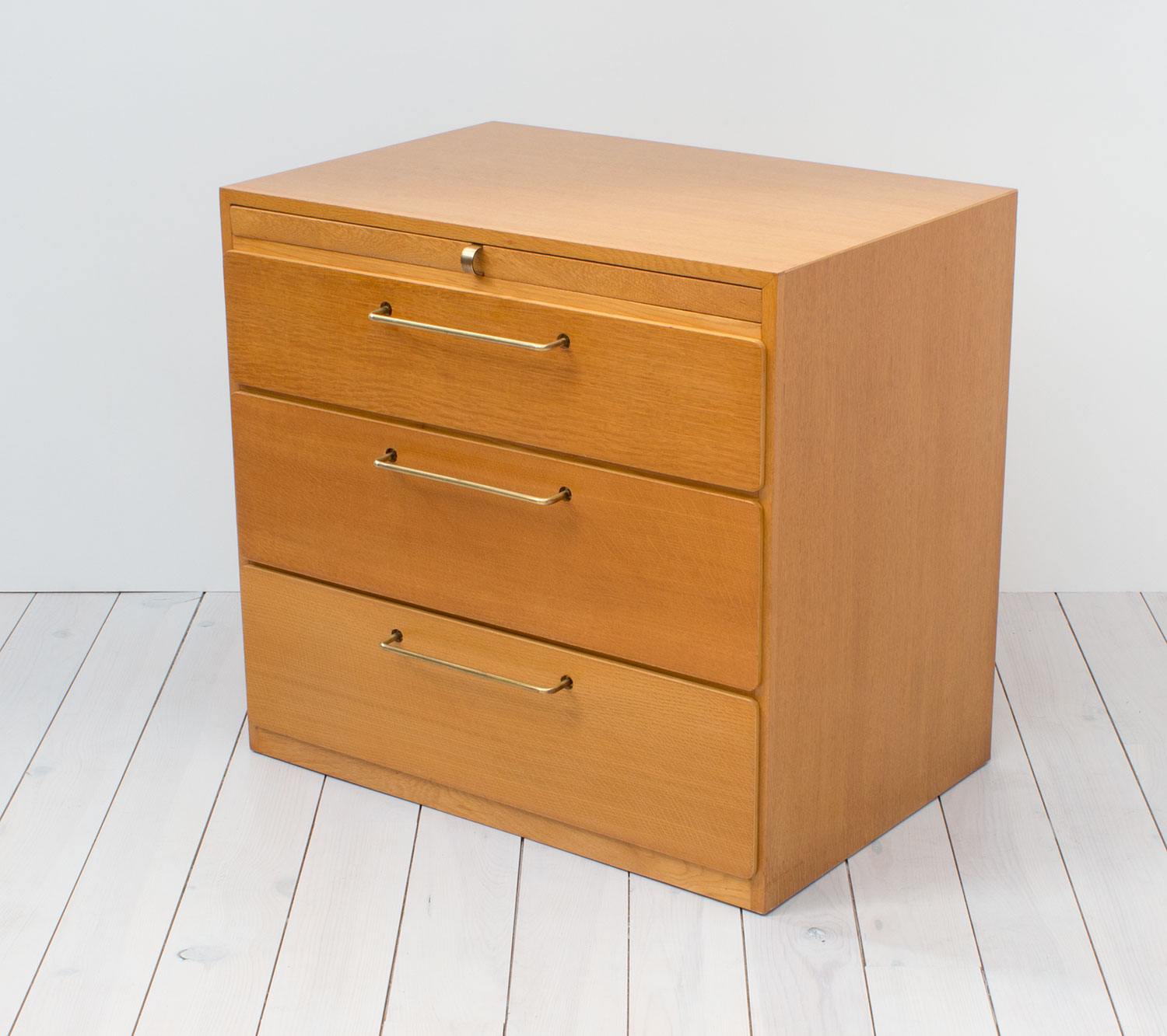 1960s Beech Chest of Drawers/Dressing Table