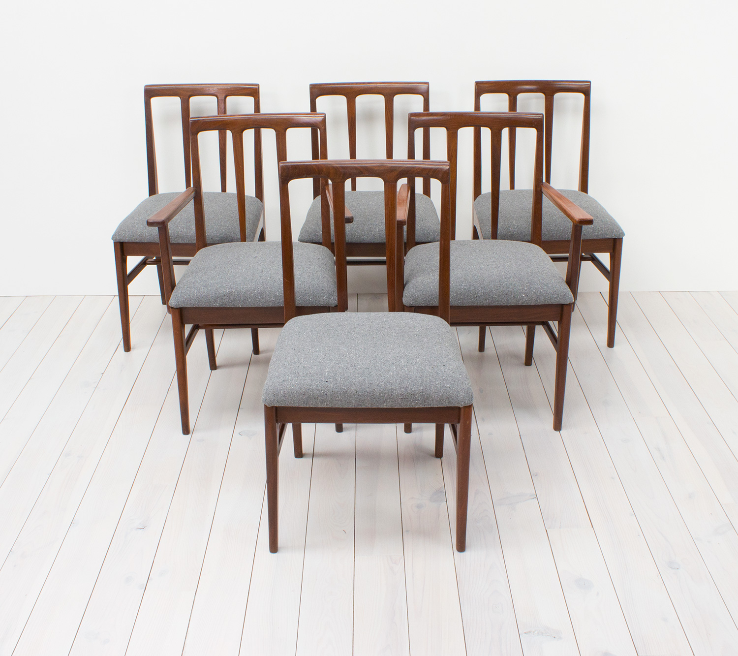 A Younger Afromosia Dining Chairs by John Herbert