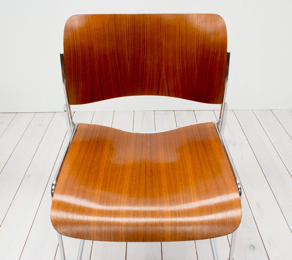 David Rowland Walnut 40/4 Set of 6 Chairs