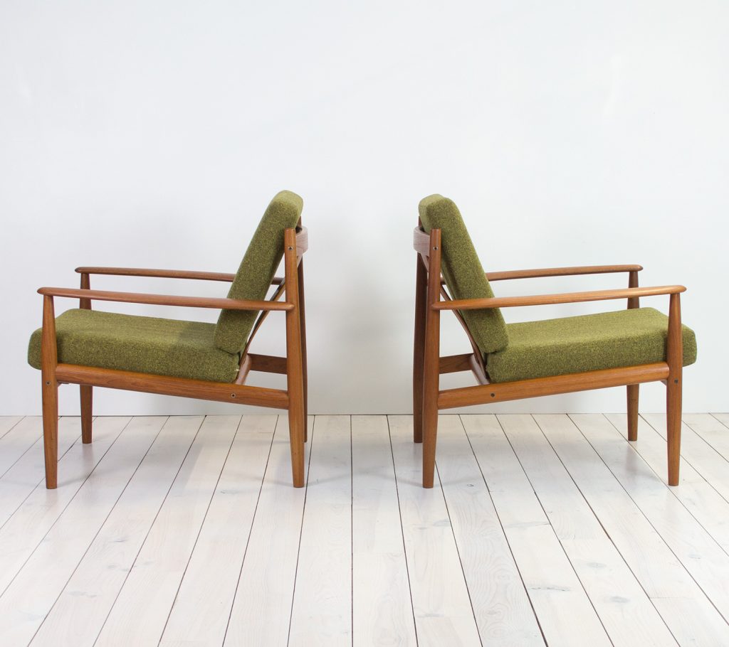 Model 118 Teak Armchairs by Grete Jalk for France & Son