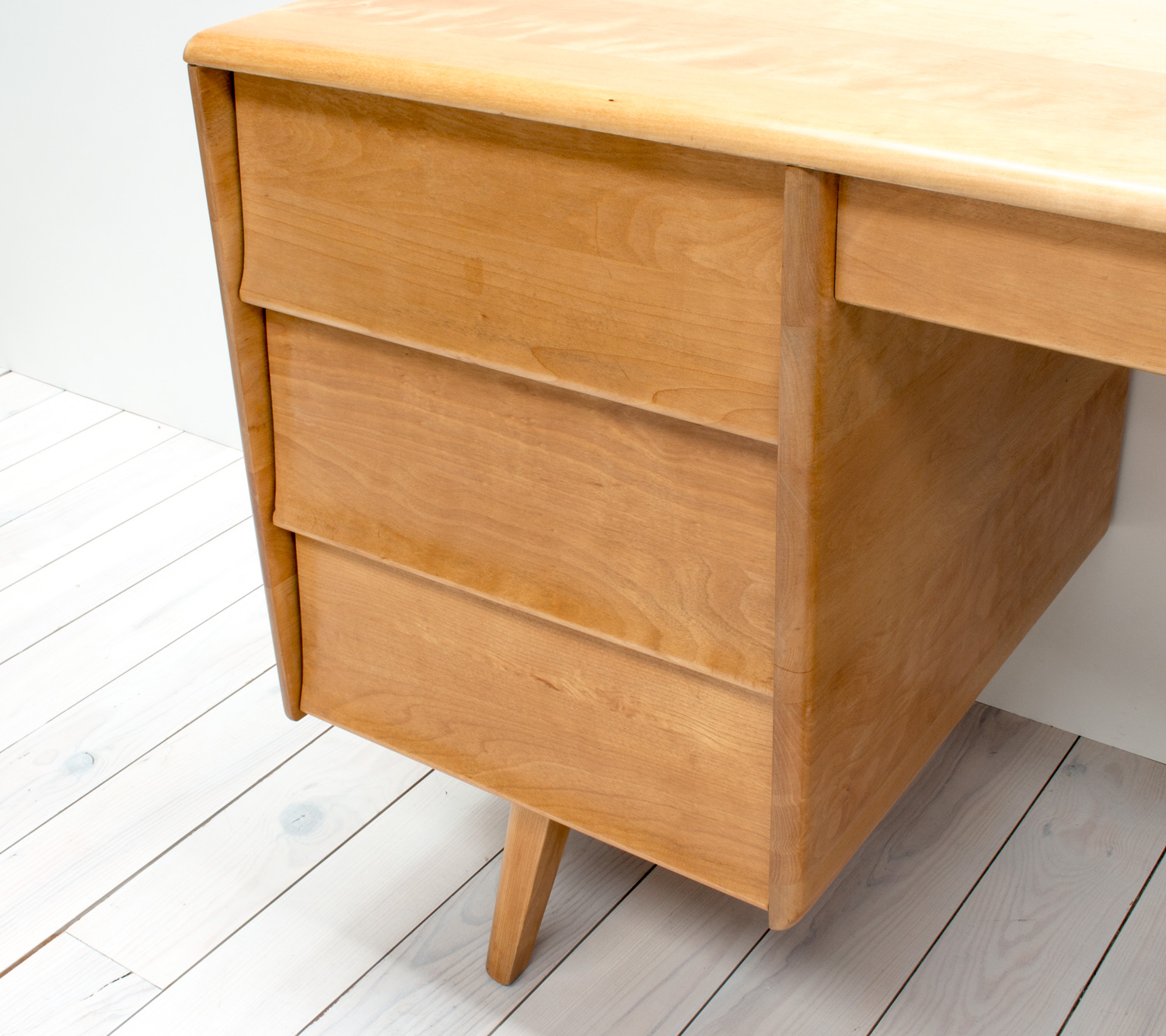 Mid Century Canadian Maple Desk by Vilas Arc Furniture