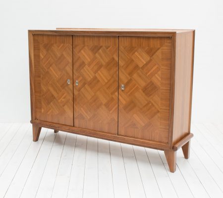 French Art Deco Linen Cabinet