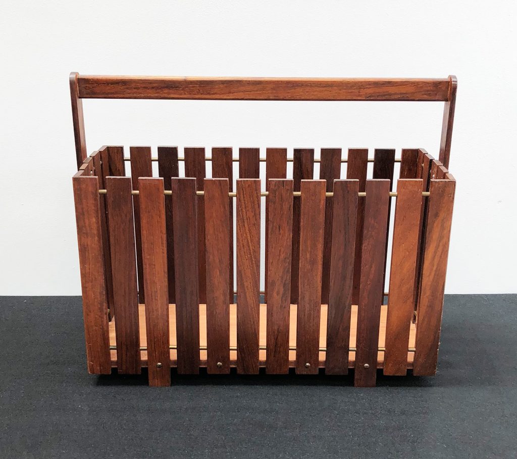 1960s Rosewood Magazine Rack by Gladlyn Ware