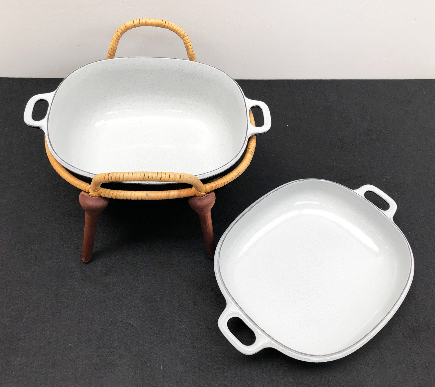 Danish AnkerLine Casserole Dish & Stand by Jens Quistgaard Arc Furniture