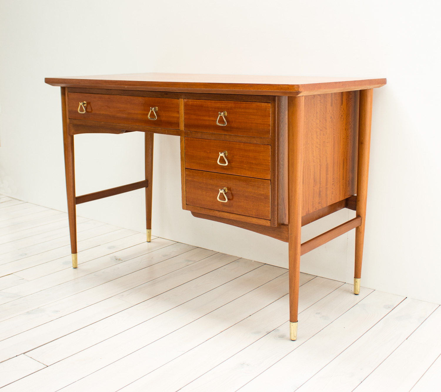 Mid Century Teak Desk Arc Furniture