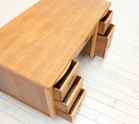 Modernist Art Deco Oak Desk