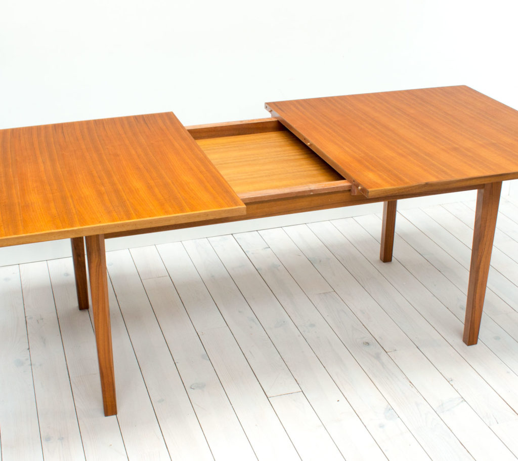 1960s Walnut Extending Dining Table by Gordon Russell