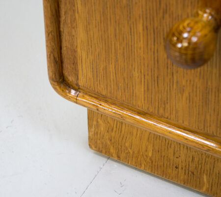 Art Deco Oak Utility Chest of Drawers