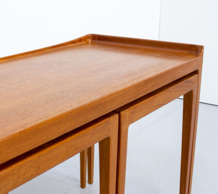 Danish Teak Nest of Tables by Kurt Østervig for Jason Mobler