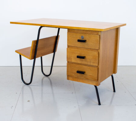 1950s French Oak Desk by Spirol