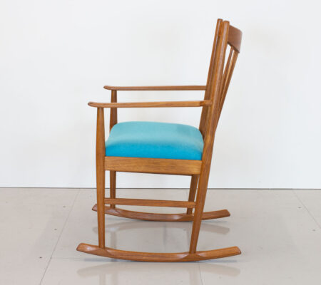 Danish Teak Rocking Chair by Helge Sibast for Sibast