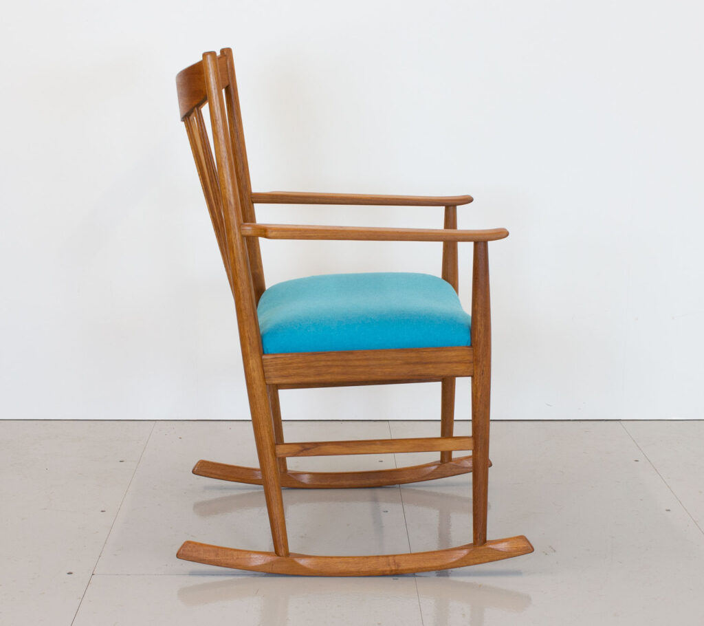 Danish Teak Rocking Chair by Helge Sibast for Sibast