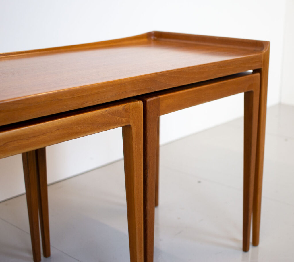 Danish Teak Nest of Tables by Kurt Østervig for Jason Mobler