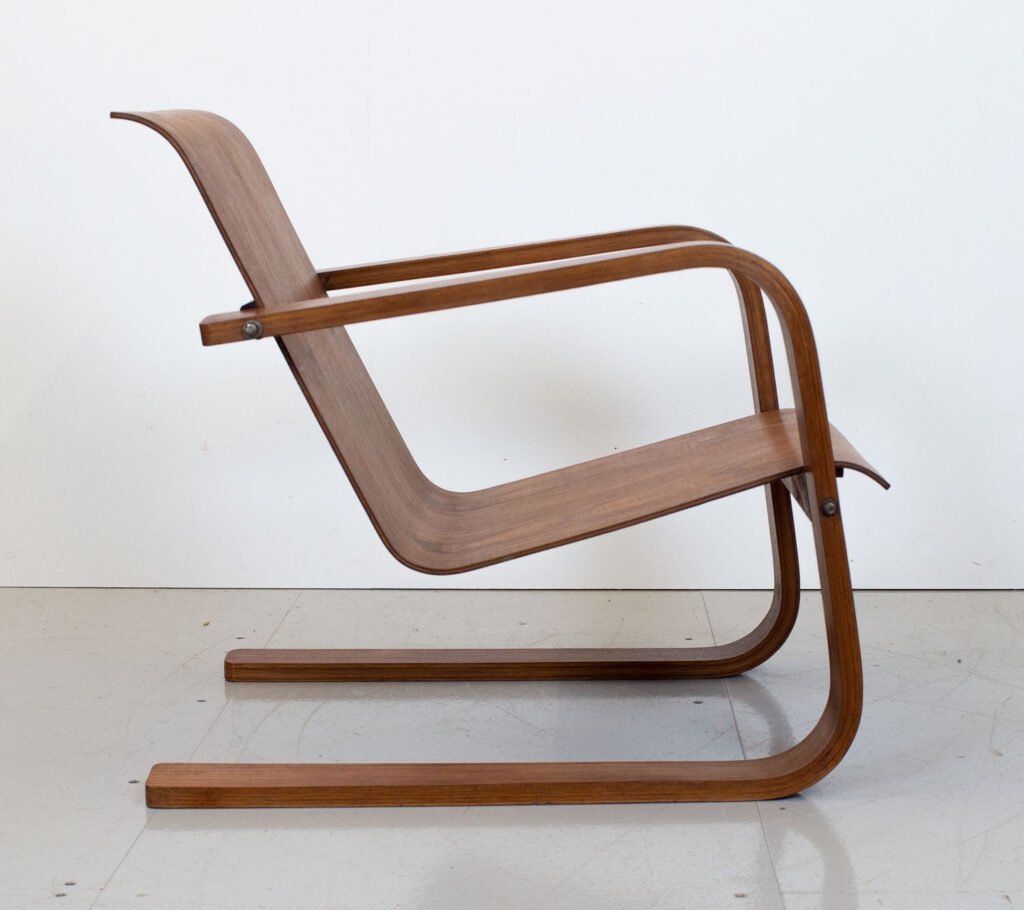 1930s Modernist Cantilever Plywood Armchair