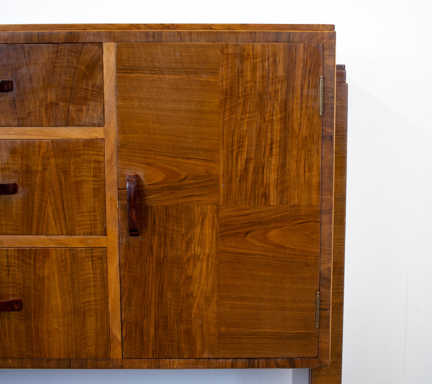 Art Deco Walnut Sideboard by Heals