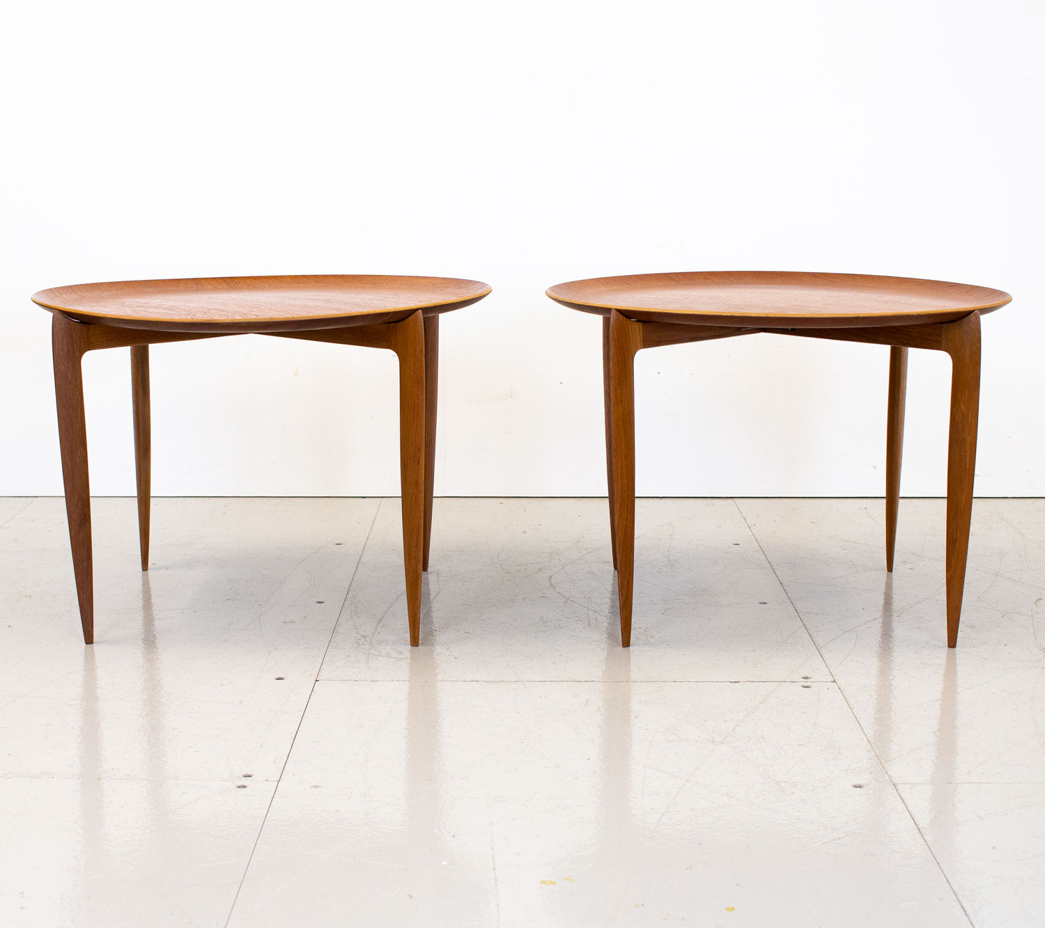 Pair of Danish Teak Model fh4508 Tray Tables by Fritz Hansen
