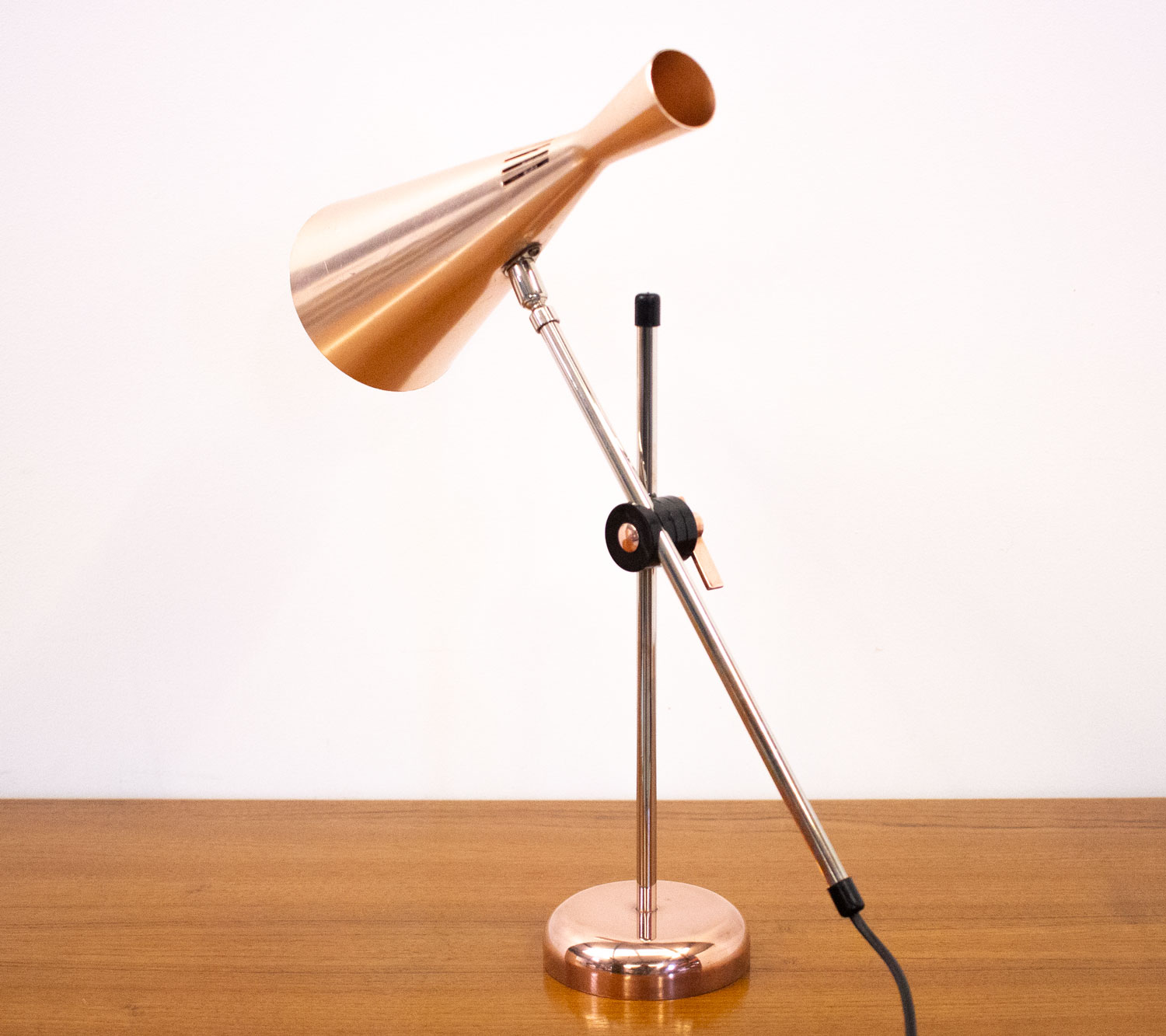 G A Scott Copper Desk Lamp by Maclamp