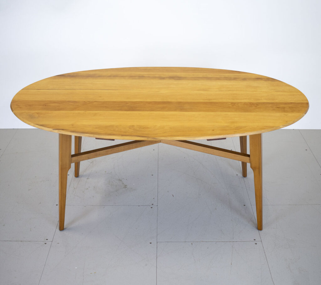 Mid Century Oval Dining Table by AJ Milne for Heals