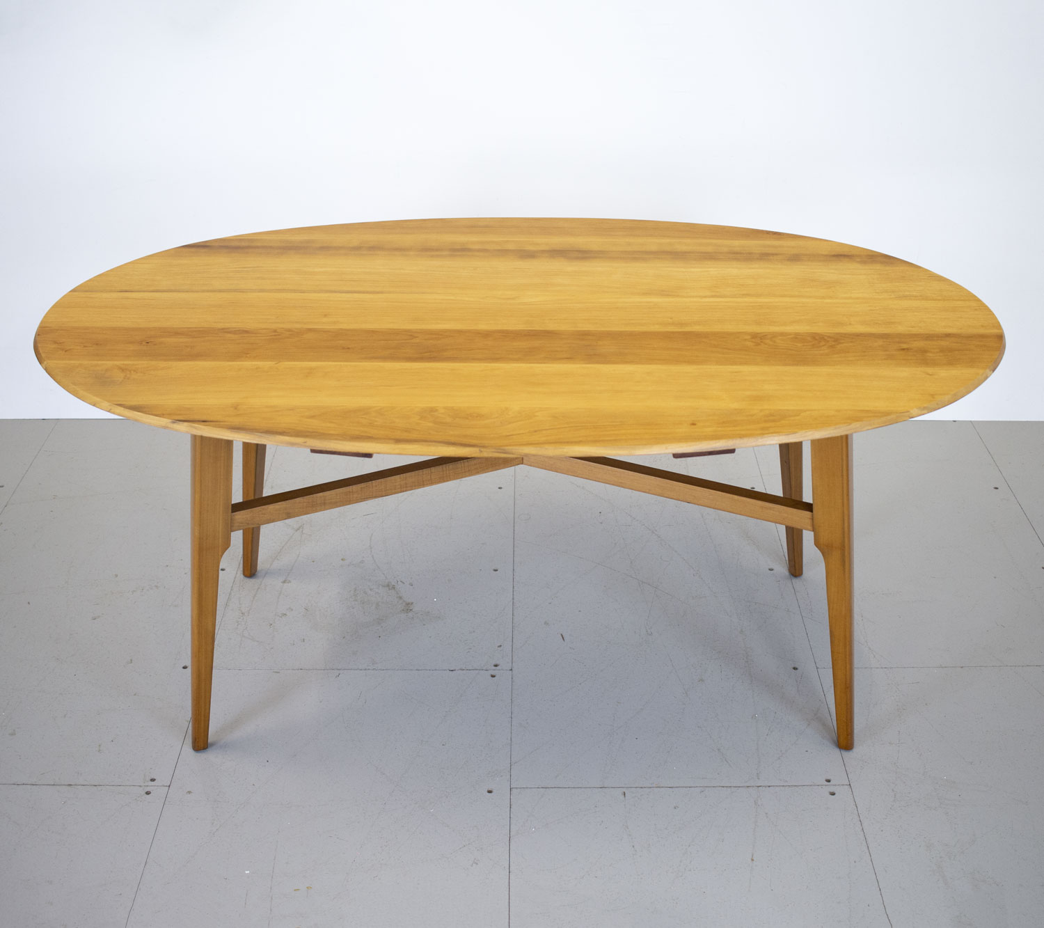 Mid Century Oval Dining Table by AJ Milne for Heals
