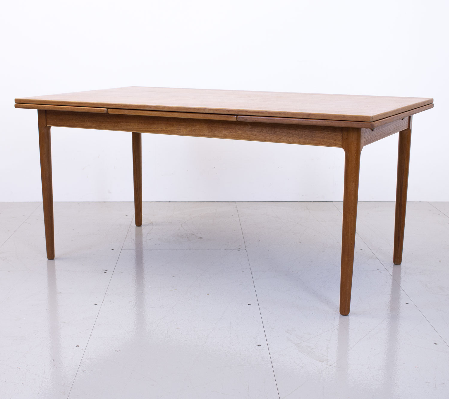 Danish Teak Extending Dining Table