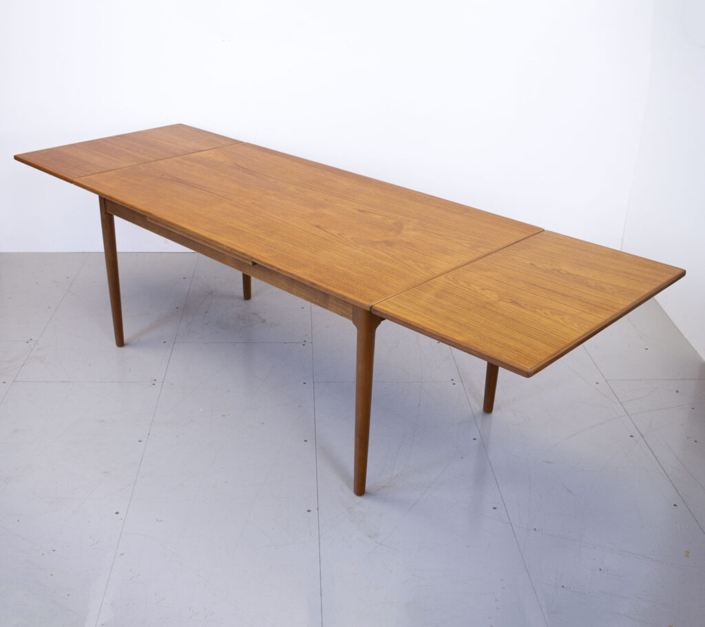 Danish Teak Extending Dining Table
