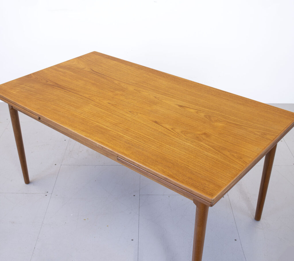 Danish Teak Extending Dining Table