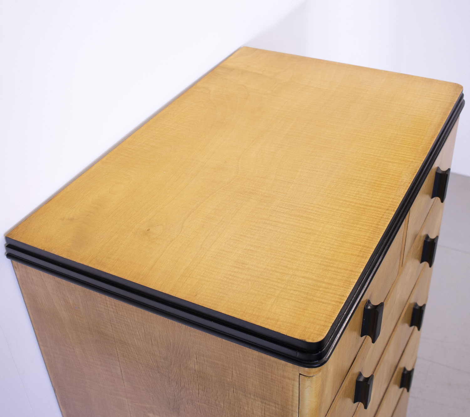 Art Deco Satinwood Tallboy