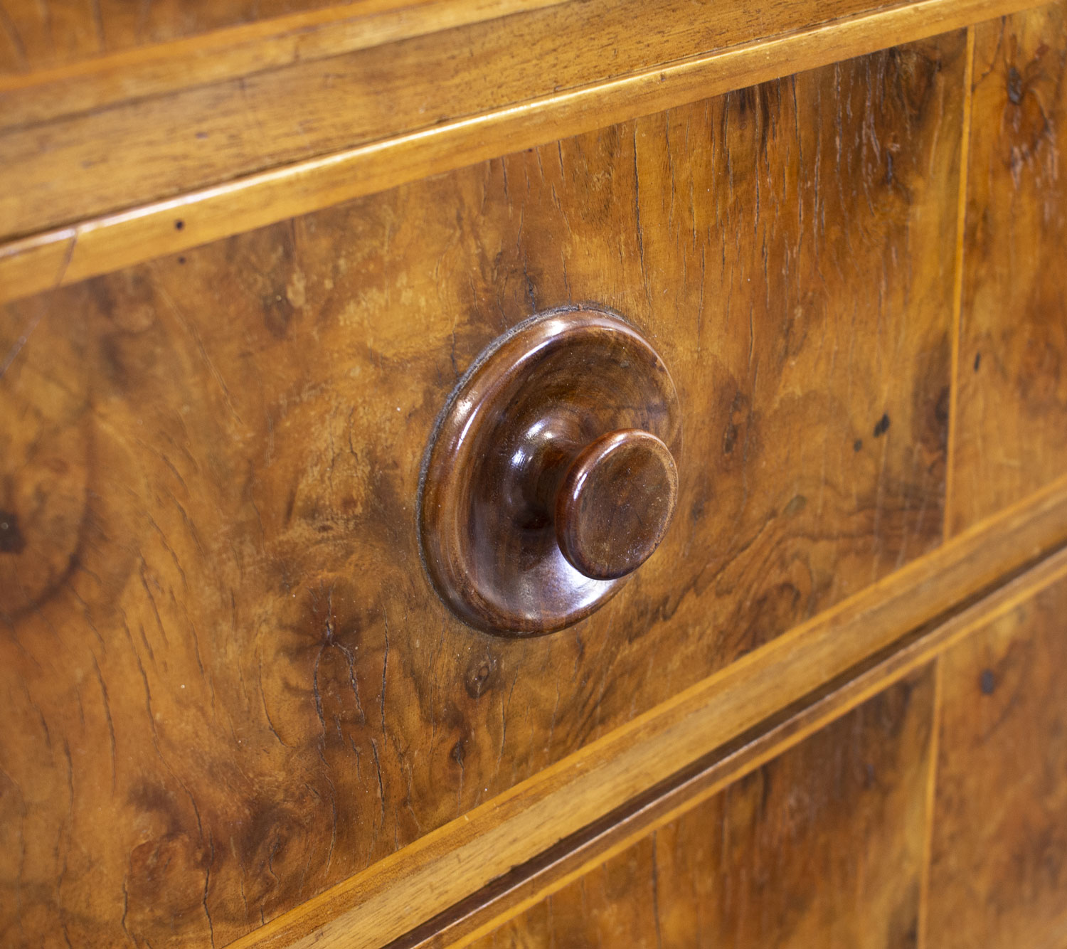 Art Deco Burr Walnut Chest of Drawers