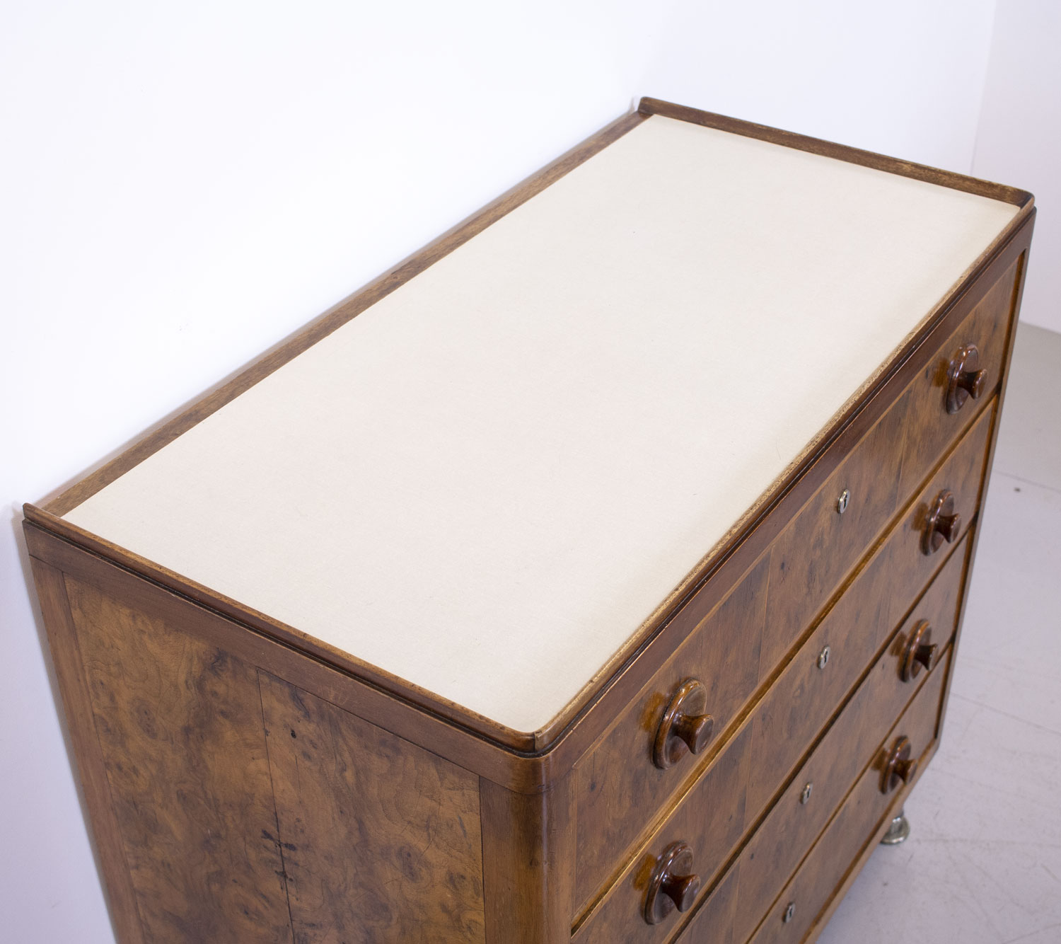 Art Deco Burr Walnut Chest of Drawers