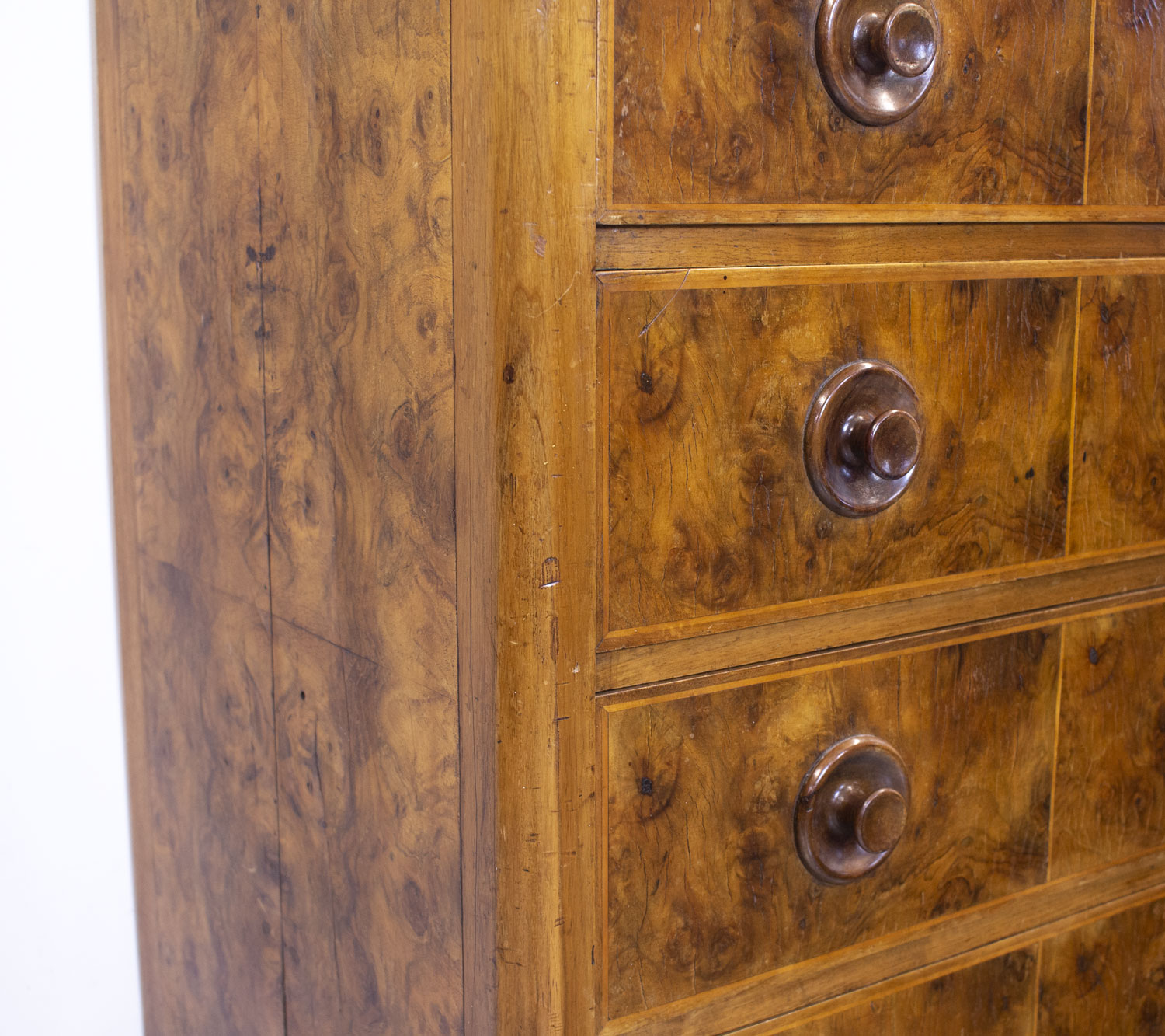 Art Deco Burr Walnut Chest of Drawers