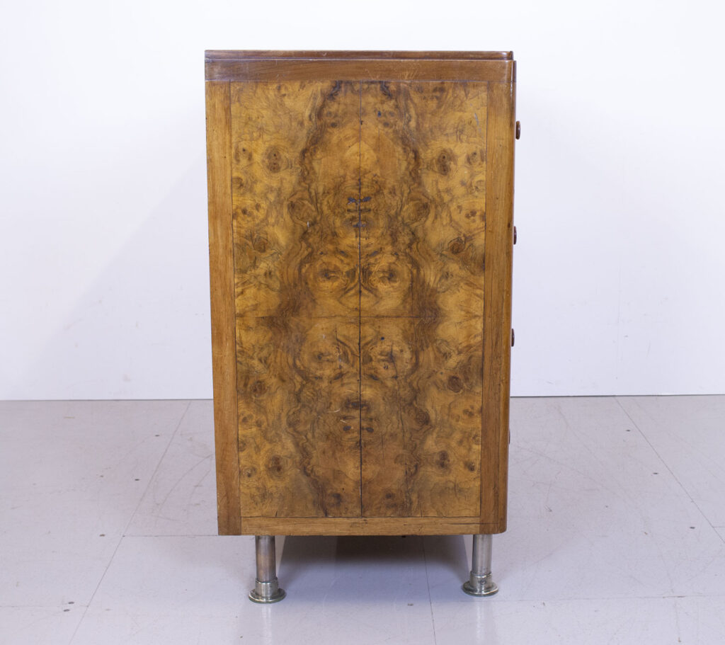 Art Deco Burr Walnut Chest of Drawers