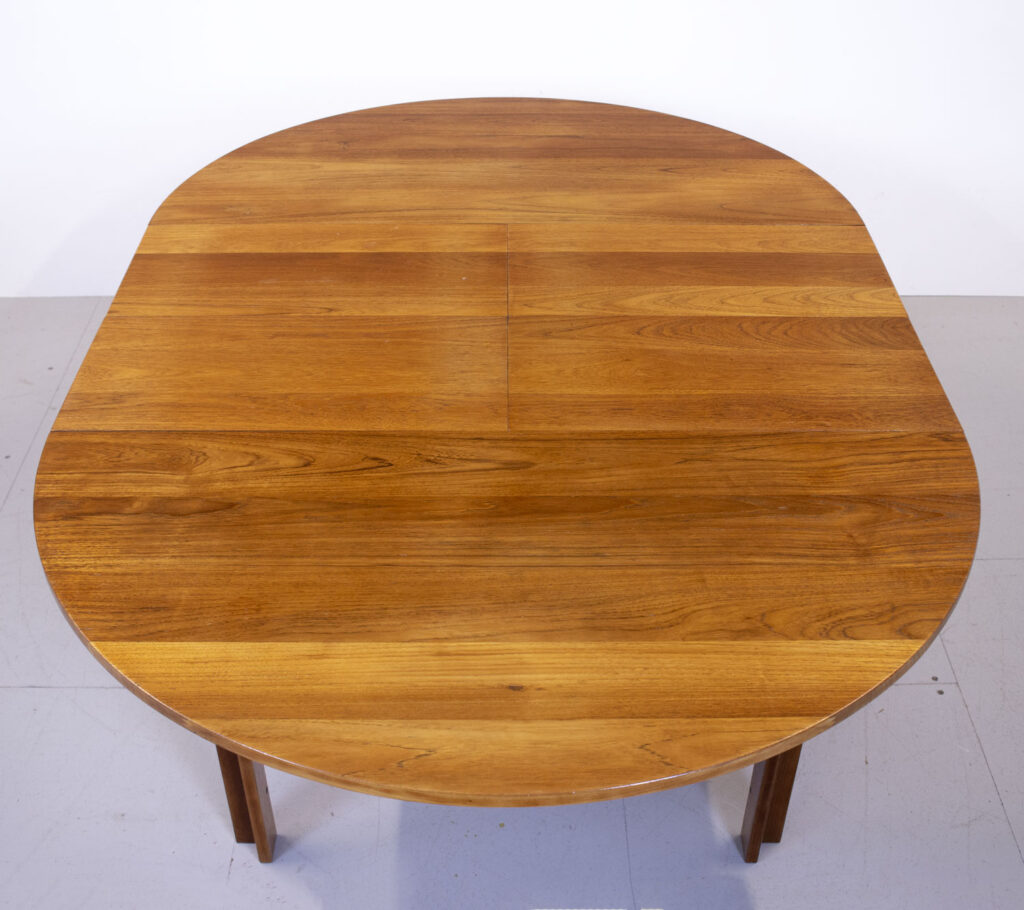 Danish Teak Extending Dining Table & Chairs by Inger Klingenberg for France & Son