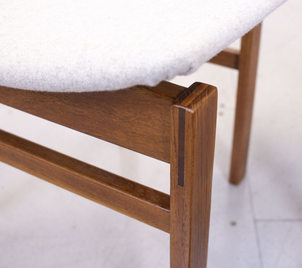 Danish Teak Extending Dining Table & Chairs by Inger Klingenberg for France & Son