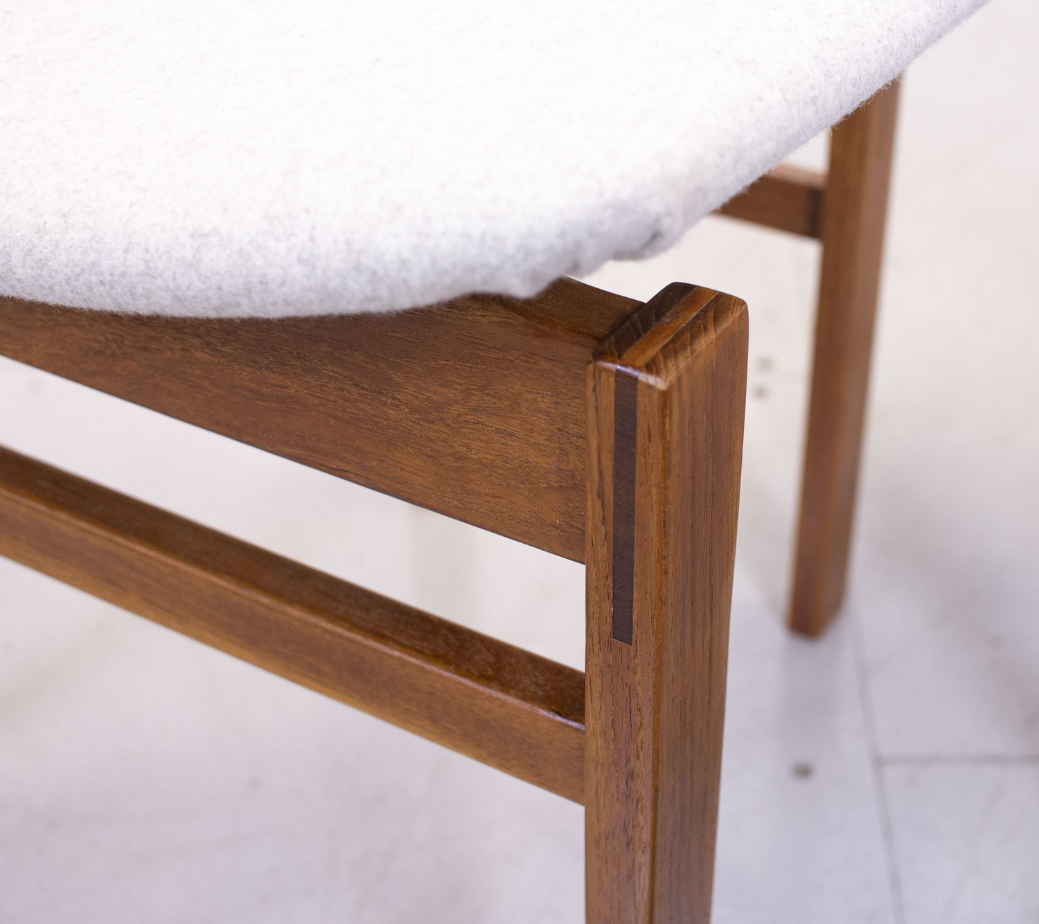 Danish Teak Extending Dining Table & Chairs by Inger Klingenberg for France & Son